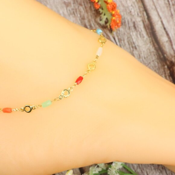 Dainty Anklet for Women – Elegant Everyday Jewelry & Perfect Gift | MLCRC1931 - Picture 10 of 10